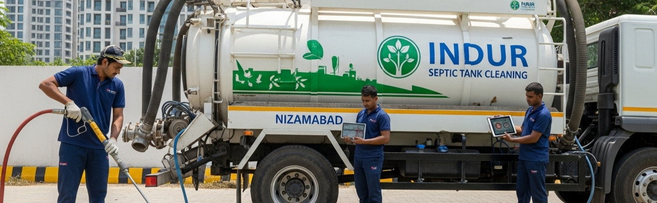 Eco-friendly septic tank cleaning methods in Nizamabad