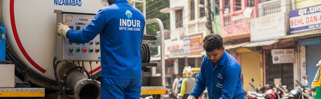Expert septic tank maintenance team in Nizamabad